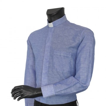 Camicia Clergy in Lino...