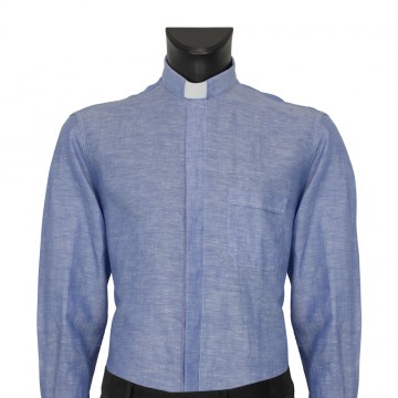 Camicia Clergy in Lino...