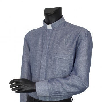 Camicia Clergy in Lino...