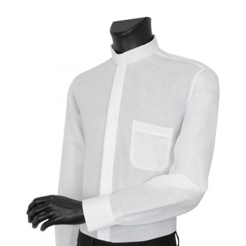 Camicia Clergy in Lino...