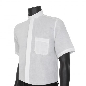 Camicia Clergy in Lino...