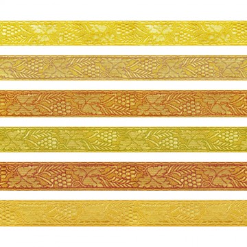 Tessuto per Bordo Ricamo Uva