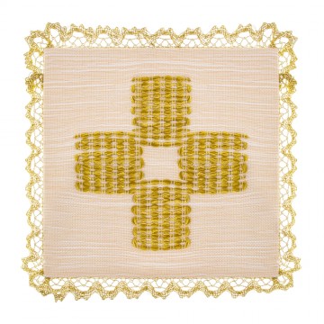 Palla Copricalice Avorio e Oro