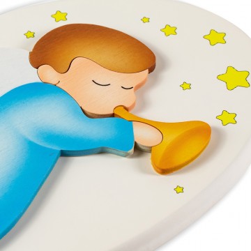 Quadretto Ovale Angelo con...