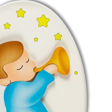 Quadretto Ovale Angelo con...