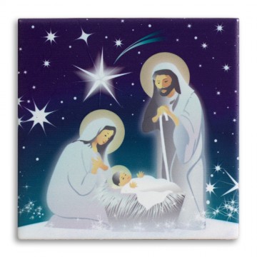 Piastrella con Natività...