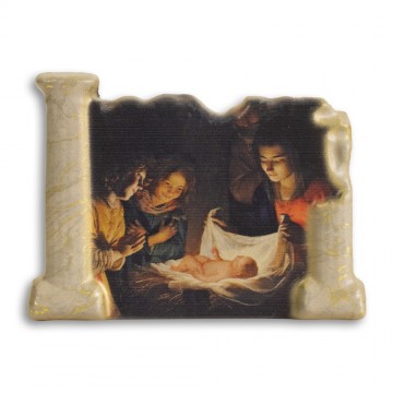 Magnete Natalizio con Natività