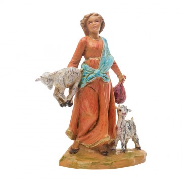 Statua Ragazza con Capre...