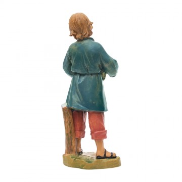 Bimbo con Pecora in Braccio...