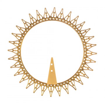Raggiera in Ottone Dorato