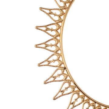 Raggiera in Ottone Dorato