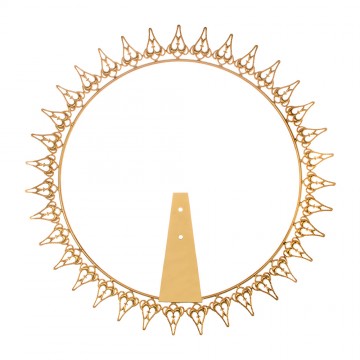 Raggiera in Ottone Dorato