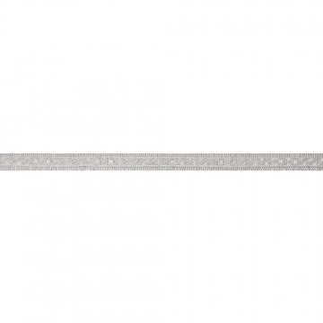 Bordo Ricamo Foglia Argento