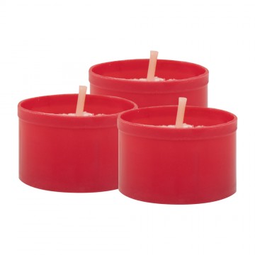 Lumino 4 Ore in Plastica Rossa