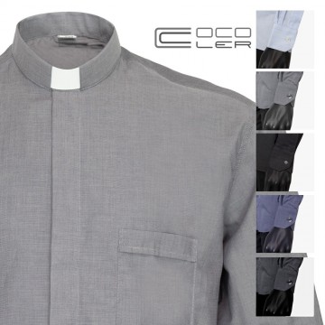 Camicia Clergy Fil a Fil...