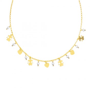 Collana AMEN con Perle e...