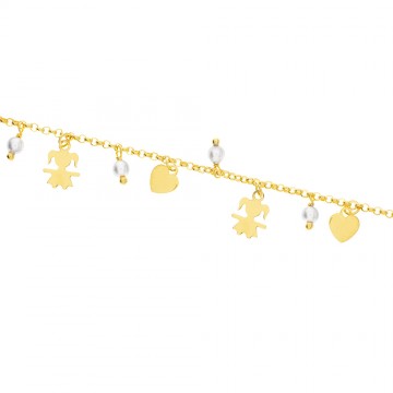 Collana AMEN con Perle e...