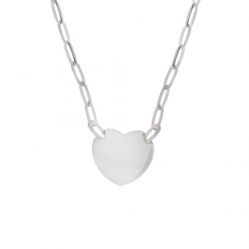 Collana Amen con Cuore Argento