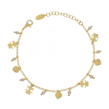 Bracciale AMEN con Perle e...