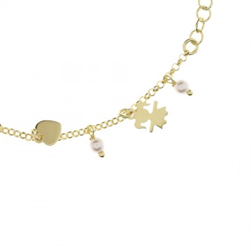 Bracciale AMEN con Perle e...