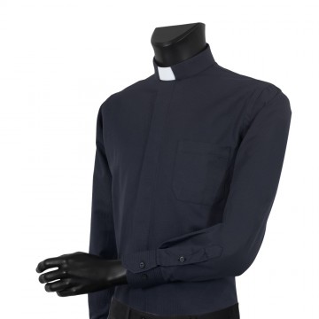 Camicia Clergy Jacquard in...