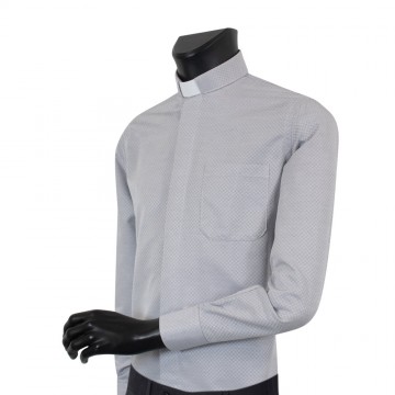 Camicia Clergyman in Cotone...
