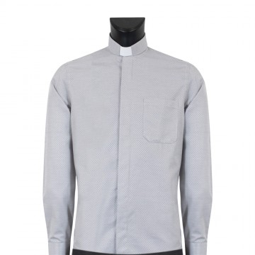 Camicia Clergyman in Cotone...