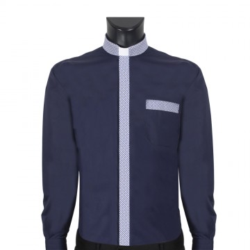 Camicia Clergy Contrasto...