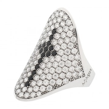 Anello AMEN in Argento con...