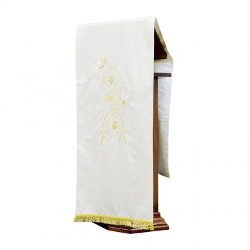 Coprileggio Avorio con Ricamo