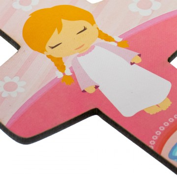 Croce Battesimo in MDF