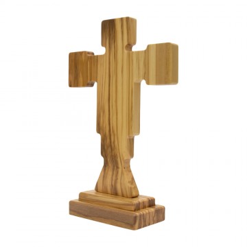 Croce con Base in Metallo e...