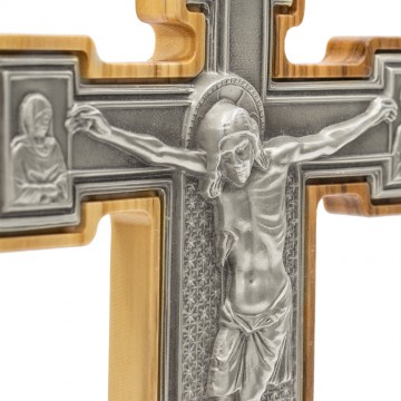 Croce con Base in Metallo e...