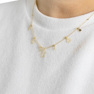 Collana con Stelle in...