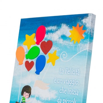 Quadro su Tela con Frase