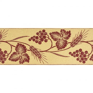 Gallone oro con Ricamo Uva...