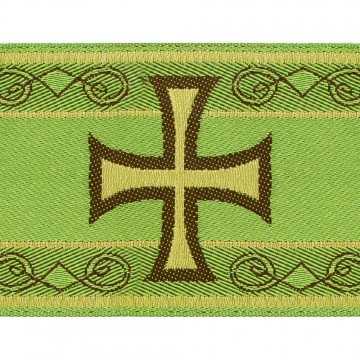 Gallone con Ricamo Croce...