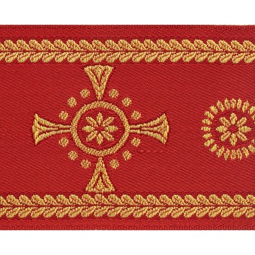 Bordo Gallone oro con Croce...