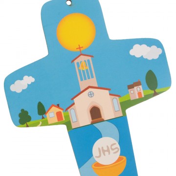 Croce Prima Comunione in MDF