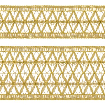 Agremano Oro Rete con Treccina