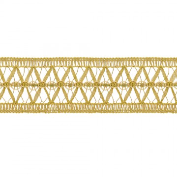 Agremano Oro Rete con Treccina