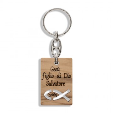 Portachiavi Pesci in Legno...