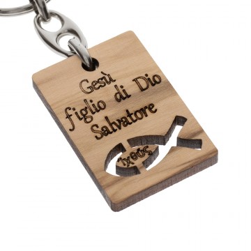 Portachiavi Pesci in Legno...