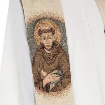 Stola Avorio Ricamo San...