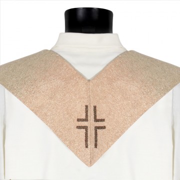 Stola Avorio Ricamo San...