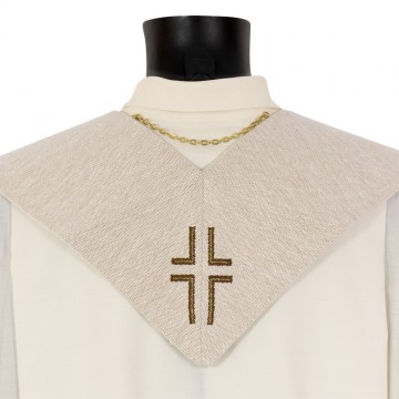 Stola Avorio Ricamo Cristo...