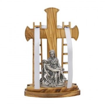 Croce in Legno di Ulivo con...