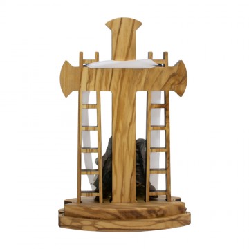 Croce in Legno di Ulivo con...