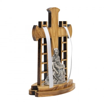 Croce in Legno di Ulivo con...