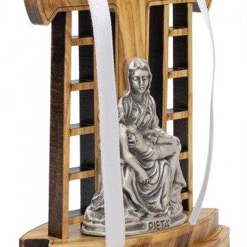 Croce in Legno di Ulivo con...